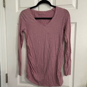 Maternity Long Sleeve with Side Ruching